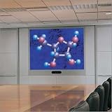 Draper 125027 Vortex Rear Projection Screen with System 100 Black Frame - 120