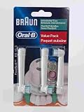 3 each: Oral-B Replacement Brush Heads (EB17-3)