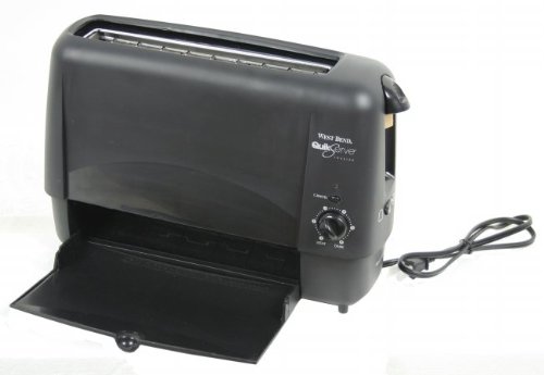 Back To Basics Black QuikServe Toaster 78224