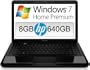 HP Compaq CQ58-343SG (15,6 Zoll) Notebook (AMD Dual Core�E1, 8GB RAM, 640GB S-ATA HDD,�AMD�Radeon HD 7310,�HDMI, WLAN, DVD-Brenner, Windows 7 Home Premium 64 Bit) #4427