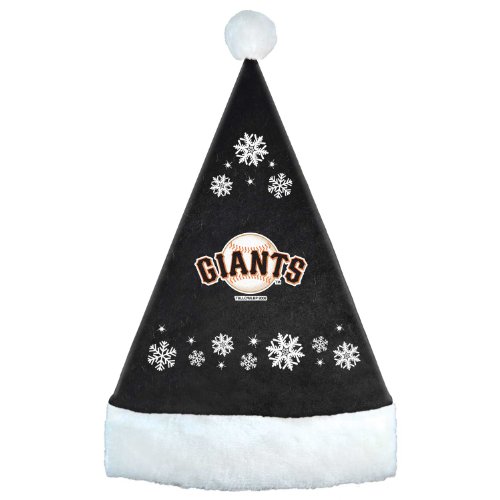 MLB San Francisco Giants Snowflake Santa Hat