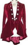 Elegante Schwarz oder Burgundfarben G...