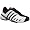 White/Black/Light Scarlet