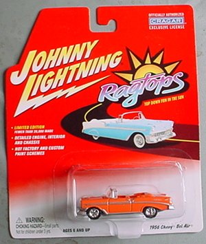 Johnny Lightning Ragtops 1956 Chevy Bel Air PEACH