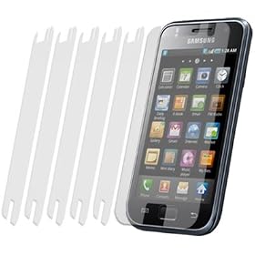 SCREEN PROTECTOR 6-IN-1 SET FOR SAMSUNG GALAXY S i9000