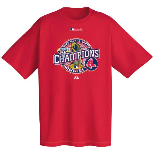 Buy Boston Red Sox 2007 World Series Champions Official Parade Celebration Adult T-Shirt