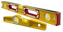Stabila 37240 Level Set with 24-Inch Level and 10-Inch Die Cast Torpedo