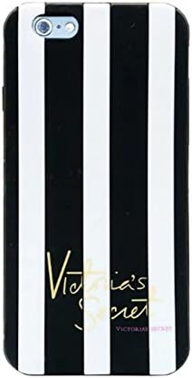 kangweichuang Iphone 7 plus Victoria's Secret PINK Stripe Case,Black Victoria's Secret PINK Stripe Back Cover Back Cover Soft Silicone Case for Apple iPhone 7 plus/7s plus