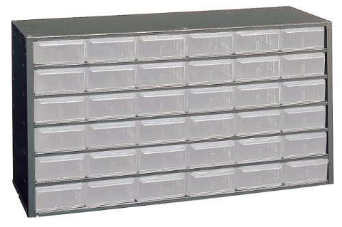 Akro-Mils 17136 36 Drawer Steel Parts Storage Hardware and Craft Cabinet, Grey