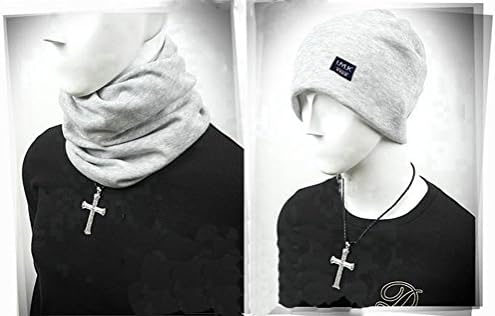 Cool Unisex Multifunctional Headwear Beanies Outdoor Warm Neck Gaiter for Cycling, Skiing and Daily Wear (Grey)