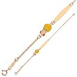 Yellow Gold Looney Tunes Tweety Bird Bracelet