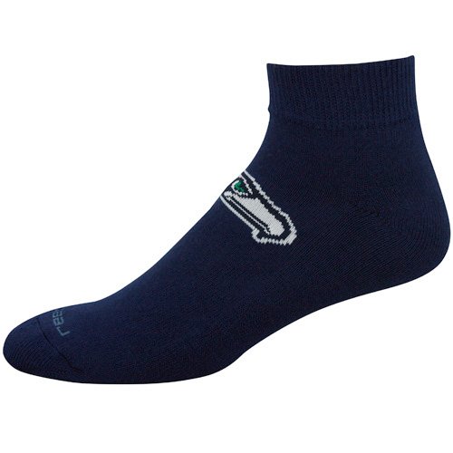 Reebok Seattle Seahawks Navy Blue Team Sun Ankle Socks