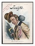 Perceptive Comment on the Effect of Most Strike Action, The Public Get It in the Neck Giclee Poster Print by Flohri, 18x24