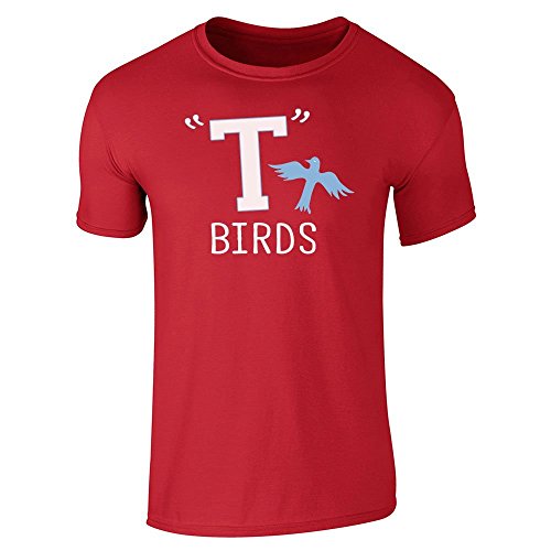 Pop Threads T Birds Gang Logo Short Sleeve T-Shirt