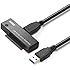 Anker USB 3.0 to SATA Adapter Converter Cable for 2.5-inch Hard Drives (HDD) and Solid State Drives (SSD), Supports UASP SATA I II III [Power Adapter Not Included]