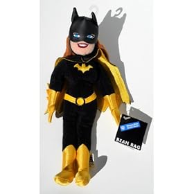  Dc Comics Batgirl Bean Bag Plush 11 inch Warner Bros.1998