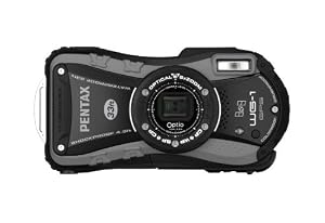 Pentax Optio Wg-1 Gps Digital Camera - Grey (14mp, 10m Water Proof, 1.5m Shock Proof,  5 X Wide Angle Optical Zoom And Gps Function) 2.7 Inch Lcd