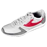 The 'Great Era' Pass on Shoes Sneakers in Pussy Willow Grey Red by Diesel by Diesel