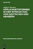 ISBN 9783484312357 product image for Hoflichkeitsformen in Der Interaktion Von Deutschen Und Arabern: Ein Beitrag Zur | upcitemdb.com