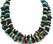 Turquoise Necklaces Arizona Turquoise Amber Coral title=