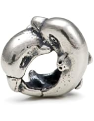 Melina World Jewellery - Dolphins in Love / Delfines en el amor - 1004 - Sterling Silver 925 - Handmade in Greece and inspired by Olympic, Greek and Mediteranean history and motives. Beads fits Biagi. Chamilia, Pandora and Trollbeads etc.