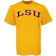 LSU Tigers Gold Arch Logo T-shirt