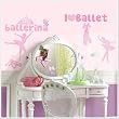 Magnificent Peel & Stick By RoomMates Ballet Wall Decals w/Glitter