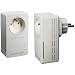 Netgear XAVB1601-100FRS Pack de 2 adaptateurs CPL Ethernet Powerline 200 Mbit/s Nano Avec prise femelle integr�e Homeplug AV 1 port