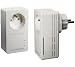 Netgear XAVB1601-100FRS Pack de 2 adaptateurs CPL Ethernet Powerline 200 Mbit/s Nano Avec prise femelle integr�e Homeplug AV 1 port