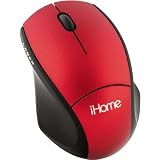 iHome Wireless Laser Notebook Mouse (Red)