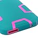 iPhone 6S Plus Case, E LV iPhone 6 Plus Case Cover - Dual Layer Hybrid Armor Defender Protective Case Cover for iPhone 6S Plus / iPhone 6 Plus with 1 Stylus and 1 Screen Protector - TURQUOISE / HOT PINK