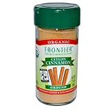 Frontier Natural Products Cinnamon, Og, Grnd Ceyln, Ft, 1.76-Ounce