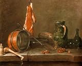 12X16 inch Chardin A Lean Diet with Cooking Utensils 1731 Canvas