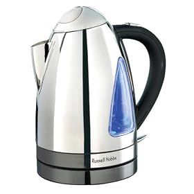 Russell Hobbs 13994 3kw Nevada Kettle in stainless steel with 1.7 ltr capacity and illumination