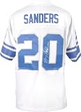 Barry Sanders Detroit Lions Autographed Reebok Replica Blue Jersey