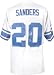 Barry Sanders Detroit Lions Autographed Reebok Replica Blue Jersey