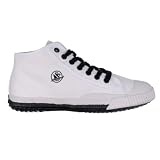 Shu Street High Women's Canvas Sneaker White/Black By Shulong