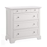 41Bsipp5K0L. SL160  Naples Four Drawer Chest   White