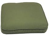 Canvas Fern Sunbrella Acrylic Double Welt Seat Pad