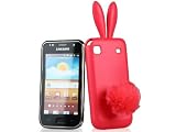 titosoy / SamsungサムスンGalaxy S SC-02Bウサギケース/ローズ