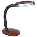 Grandrich ES-201 BUR 26 Full Spectrum Flex Desk Lamp in Burl - Energy Star