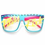 Party Rock Retro Neon Glasses Sunglasses Glow in the Dark Wayfarer