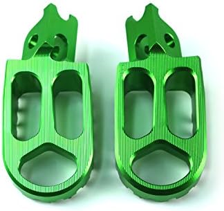 MX Wide Foot Pegs Rests Pedals For Kawasaki KLX450R KX250F KX450F