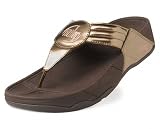 FitFlop Walkstar II in Bronze Patent Leather