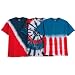 Tie Dye Mania Adult Patriotic Tie-Dyed T-Shirts in Flag, Swirl or Diver Patterns