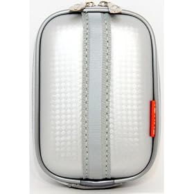 BOXIE ii Bright Silver Camera Case for Canon PowerShot, Sony CyberShot, Nikon Coolpix,... by TOT-NYC