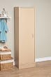 Single Door Pantry in Rivertone Maple Finish By Mylex Furniture
