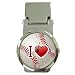 Money Clip Watch of I Love Baseball (Astros, Twins, Dodgers, Yankees, Brewers, Oakland Athletics, Mets, Mariners, Phillies, Rays, Pirates, Rangers, Padres, Blue Jays, Giants, Cardinals, Nationals)