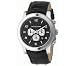 Michael Kors Black Leather Chronograph Black Dial Men's Watch #MK8058