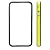 i-Bumper iPhone 4S用ハイブリッド・バンパーケース（ブラック+イエロー）(Softシリコン+Hardプラスチック) ＋オリジナルMiniタッチペン（ブラック）